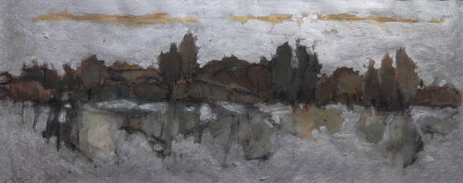 Waterland, 60 x 24 cm, gouache, 2017